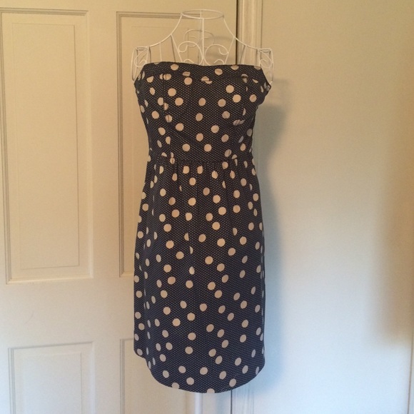 Navy/cream Limited dress