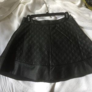leather skirt