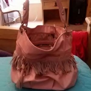 Pink Leather handbag