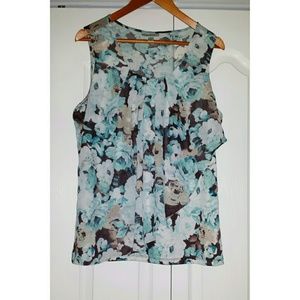 Plus size floral blouse