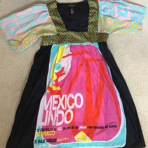 Custo Barcelona Summer Colorful Dress 2 NWOT