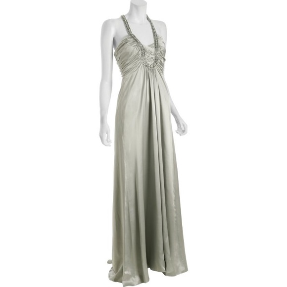 Marc Bouwer Glamit silver gown - Picture 1 of 4