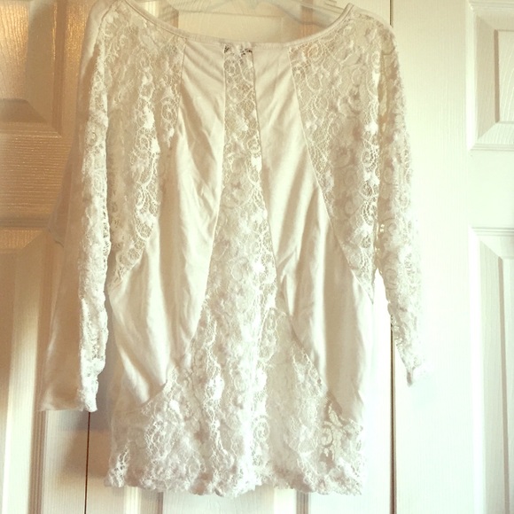 Size medium shirt with lace back