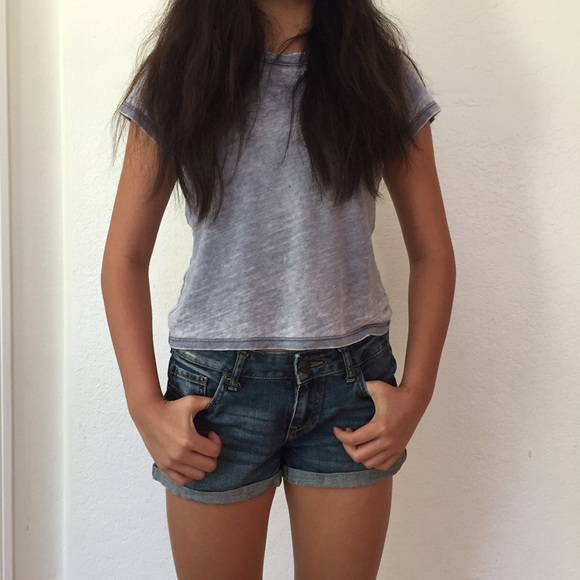 Dark Wash Denim Shorts