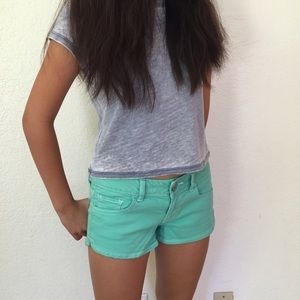 Mint Green Shorts