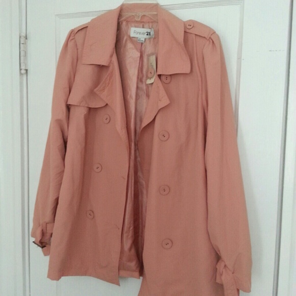 Cute peach pink light jacket