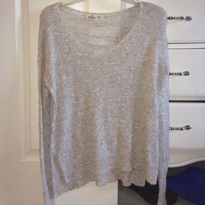 Grey Hollister sweater