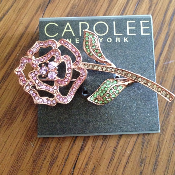 Carolee rose pin