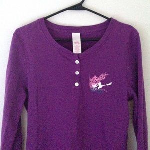 Long sleeve purple shirt!
