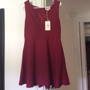 Maroon dress