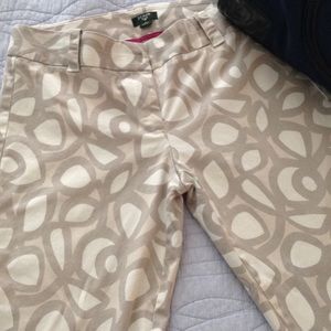 J Crew City Fit Crop Pants sz 8