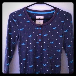 Faded blue Hollister shirt