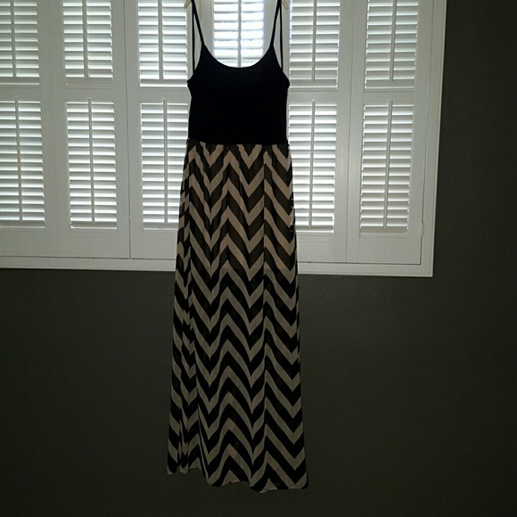 Summer maxi dress, sheer from the knees down.