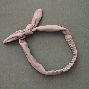 brandy sky blue bow headband