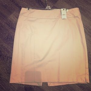 NWT khaki Pencil Skirt