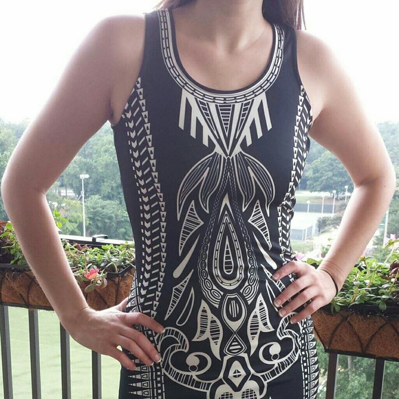 Black and white Jealous Tomato Dress