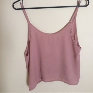 Pinky flowy tank top