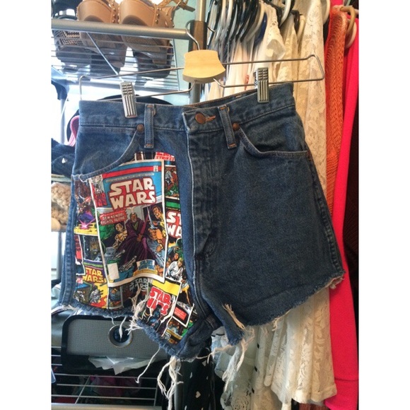 Star Wars high waisted shorts