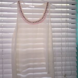 a sheer top