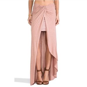 Free people slubby column skirt
