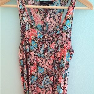 Floral Tank Top Blouse