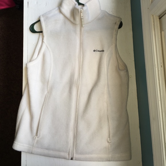 White/Cream Columbia Vest