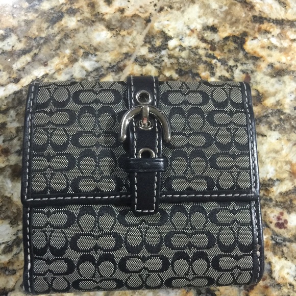 Black Coach wallet
