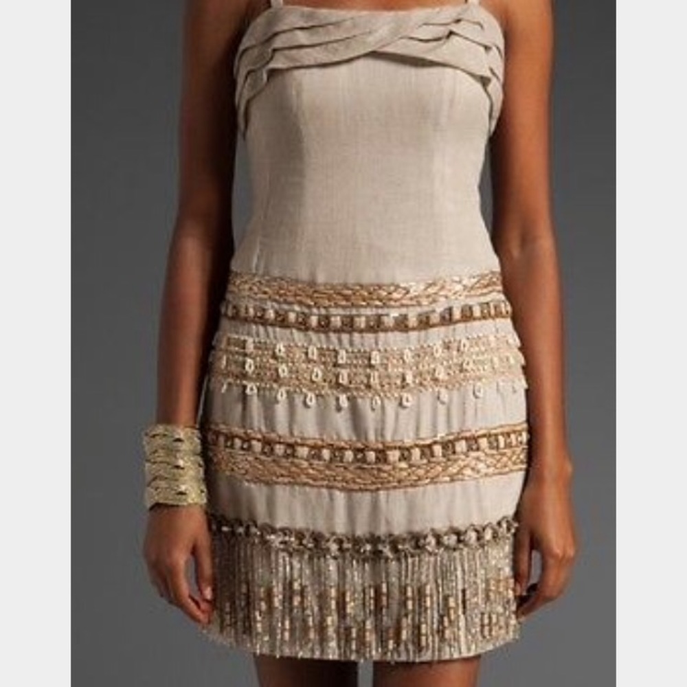 Nanette Lepore role mode dress in stone