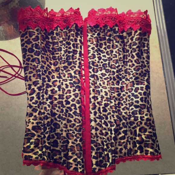 Fredericks of Hollywood Cheetah Corset