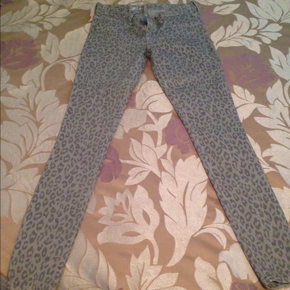 Leopard Print Skinny Jeans