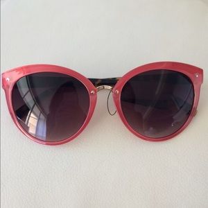 Retro red sunglasses
