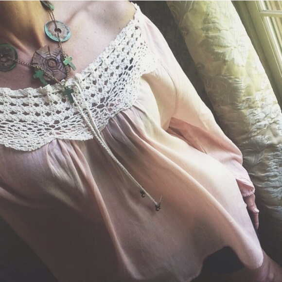 boutique  Tops - Peasant Blouse