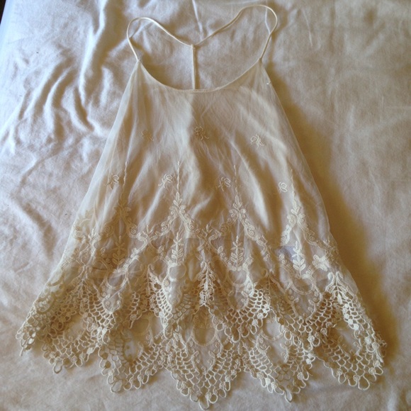 Lace tank top!
