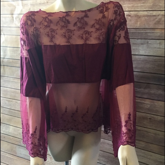 Free People sheer top - Picture 3 of 4