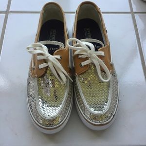 Sperry TOP-SIDER Silver Sequence Loafer