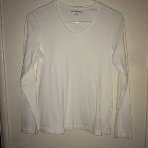 White long sleeve shirt