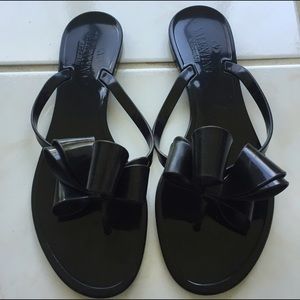 Authentic Valentino Bow Jelly flip-flops