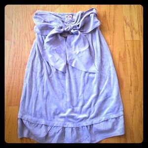 Juicy Couture strapless beach dress.