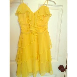 yellow ARDEN B dress, worn once perfect condition