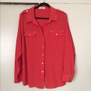 Michael Michael Kors snap button down