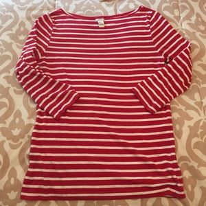 Red and White Shirt