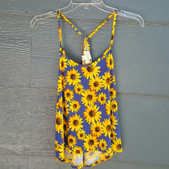 Summer Sunflowers Racerback