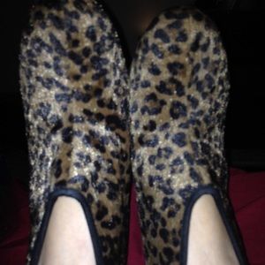 Leopard booties