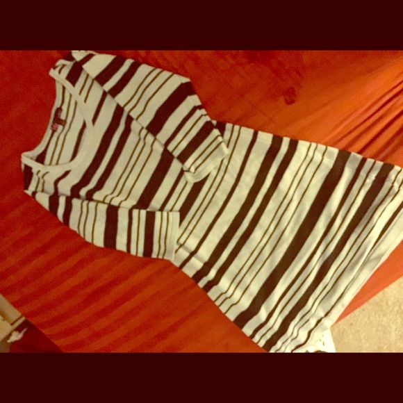 A tight fitted sweater dress