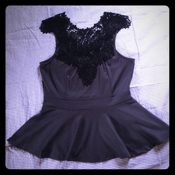 Work Chic Peplum Top