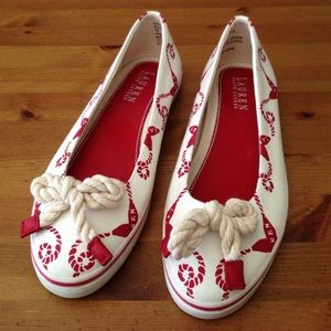 Ralph Lauren Canvas Shoes, Sz. 7, Like New