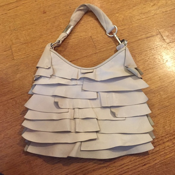 👉🏻HOST PICK👈🏻YSL St Tropez Ruffle Hobo Bag - Picture 2 of 4