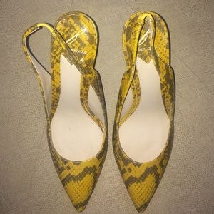 B Brian Atwood Snake Skin Pump