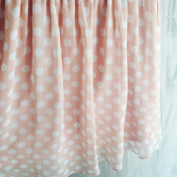A. Byer Light Pink and White Dress. Size Small - Picture 3 of 3