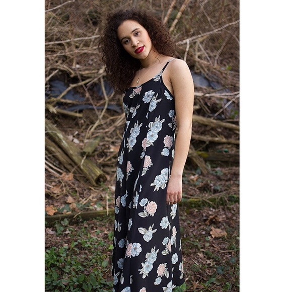 This floor length dress
